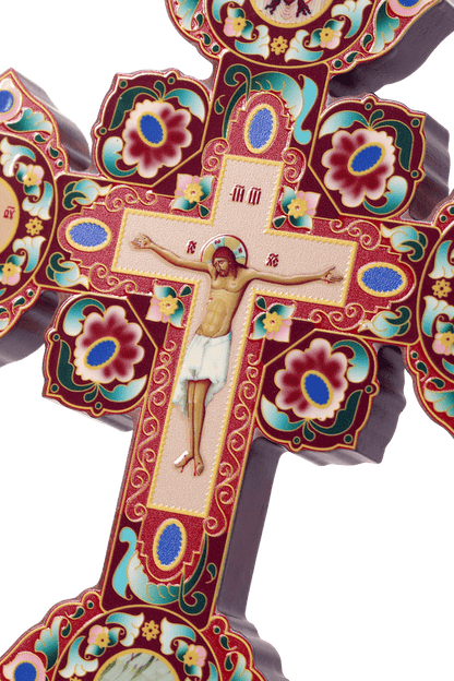 Elegant Wood Carved Crucifix - Religious Decor for Home & Church (12 in)