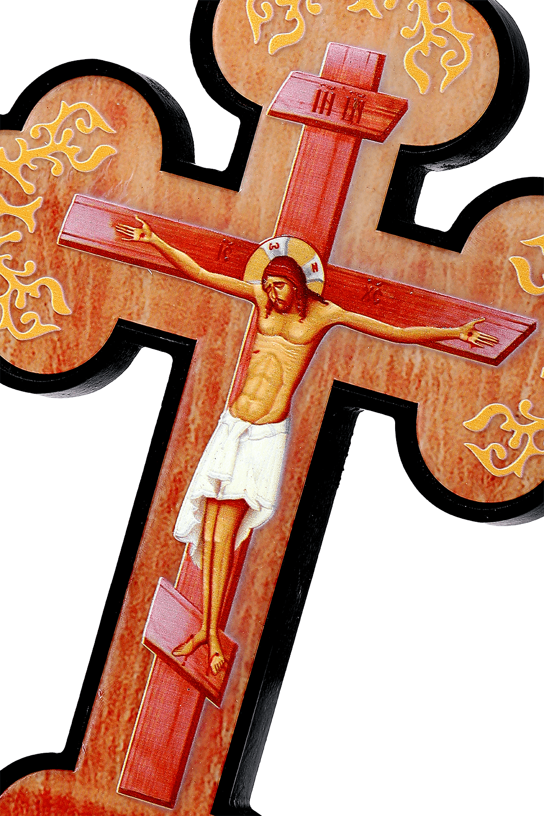 Elegant Handmade Wooden Cross - Christian & Orthodox Church Supply (12 in)