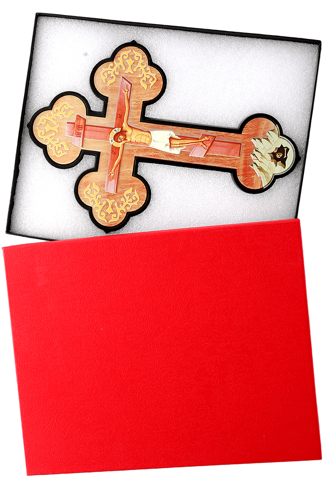 Elegant Handmade Wooden Cross - Christian & Orthodox Church Supply (12 in)