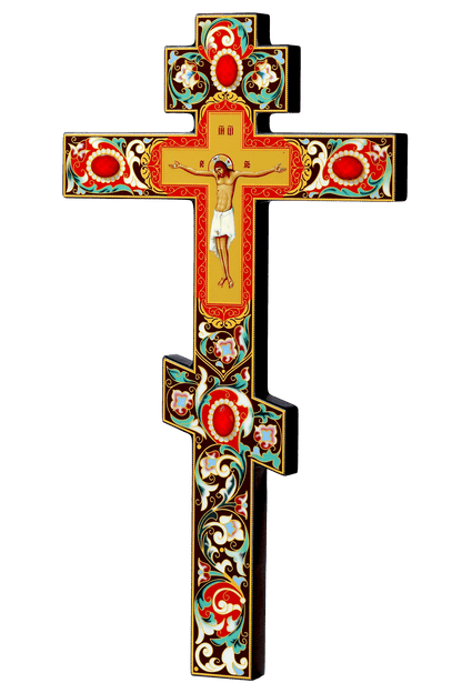 Traditional Wooden Cross Decor - Christian Home & Church Supply (12 in)