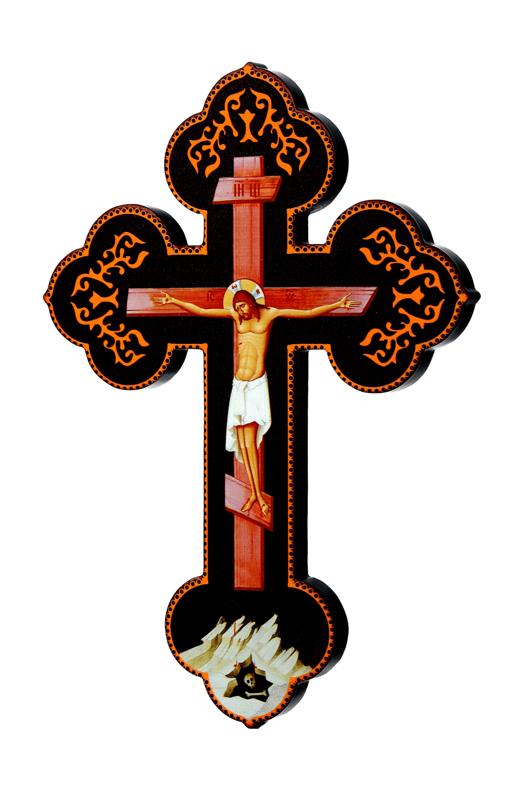 Elegant Handcrafted Wooden Cross - Church Decor (12 in)